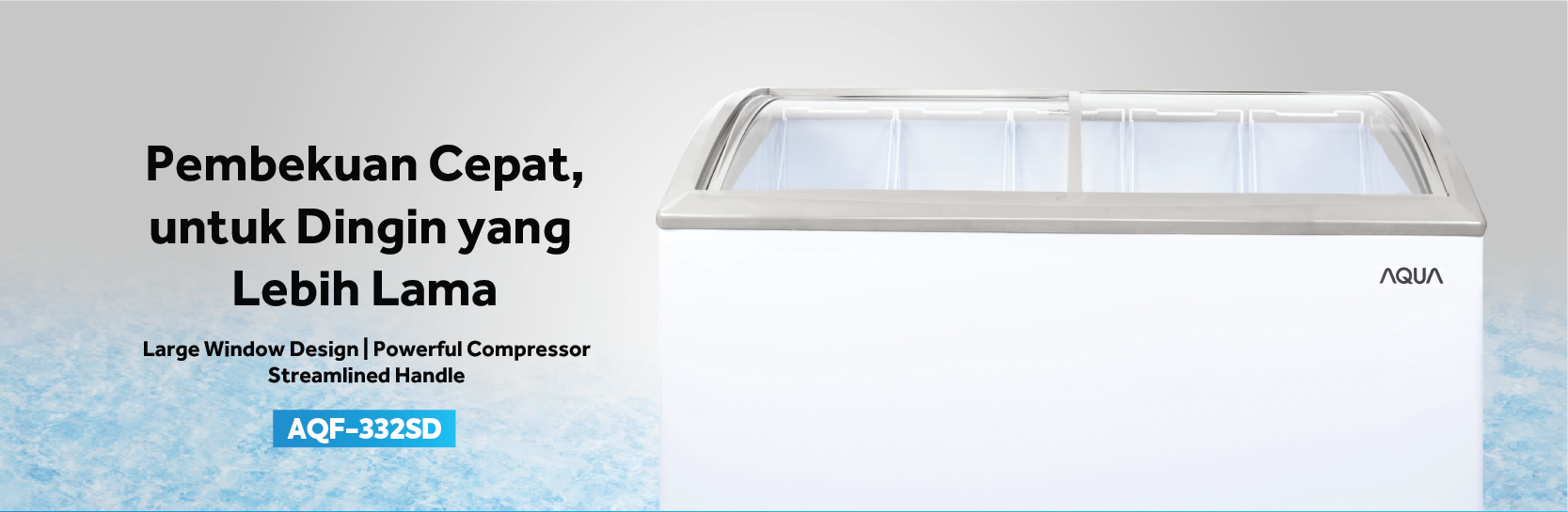 CHEST FREEZER AQUA Elektronik AQF-332SD