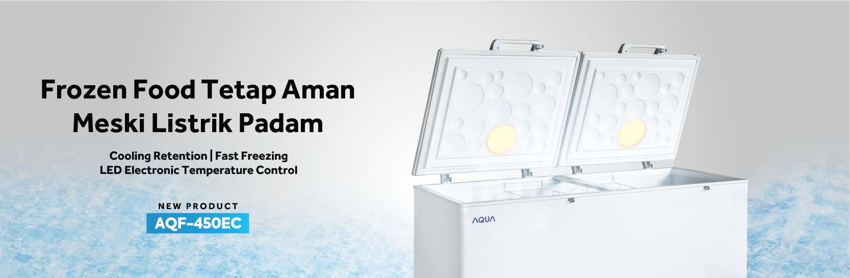 Chest Freezer AQUA Elektronik AQF-450EC