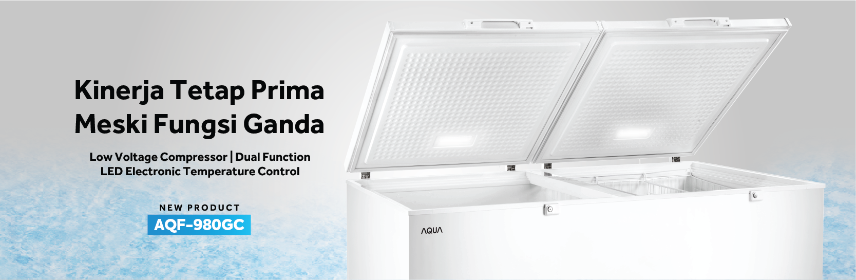 CHEST FREEZER AQUA Elektronik AQF-980GC