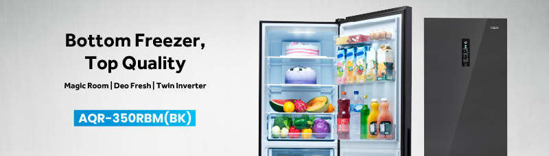 Kulkas AQR-350RBM(BK)