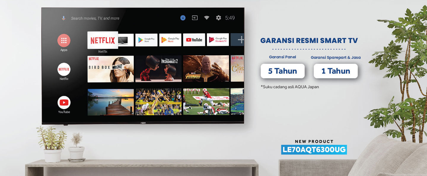 TV AQUA Elektronik LE70AQT6300UG