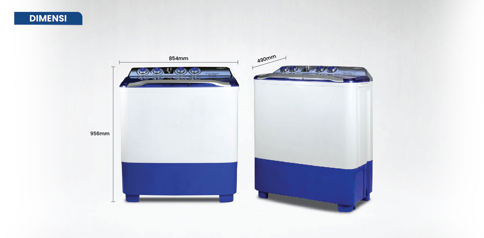 Mesin Cuci AQUA Elektronik QW-1080XT