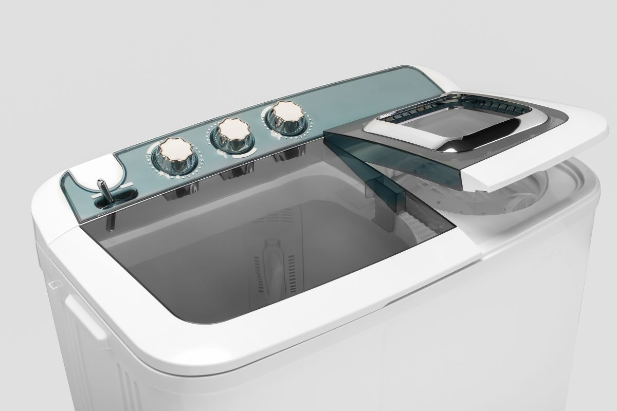 mesin cuci dua tabung 