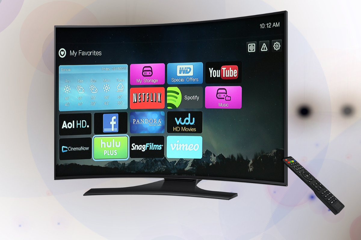 teknologi tv layar lengkung