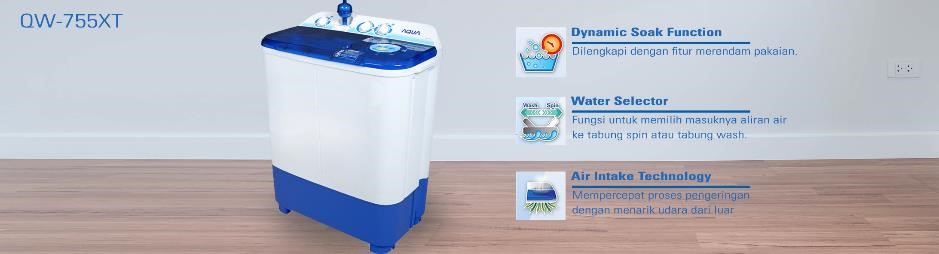 fitur mesin cuci QW-755XT
