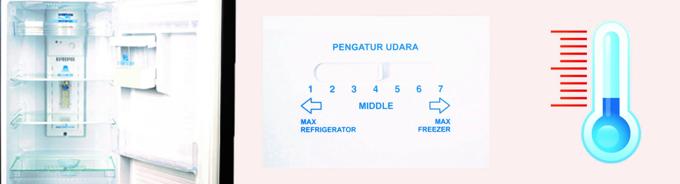 pengaturan suhu kulkas