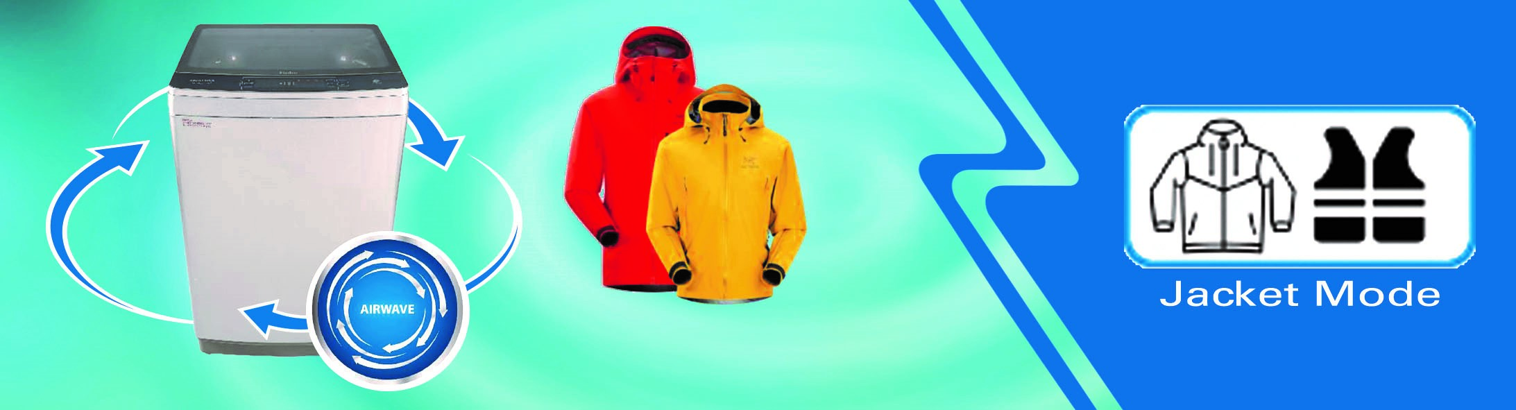 fitur jacket mode dan teknologi airwave