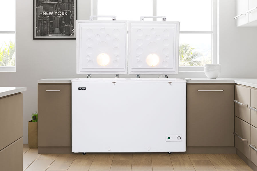 Chest Freezer Dual Chamber AQUA Japan