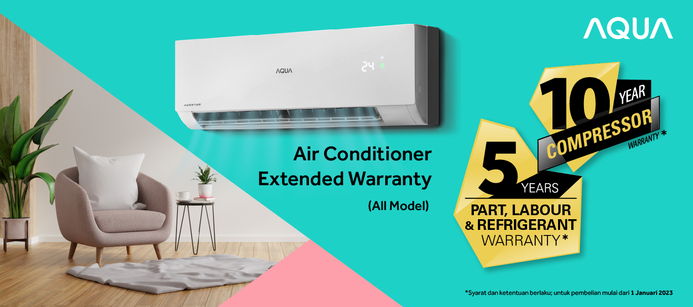 Tahun Baru, AC Baru! Masa Garansi Lebih Lama!